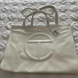 NWT Telfar Large Shopping Bag - White